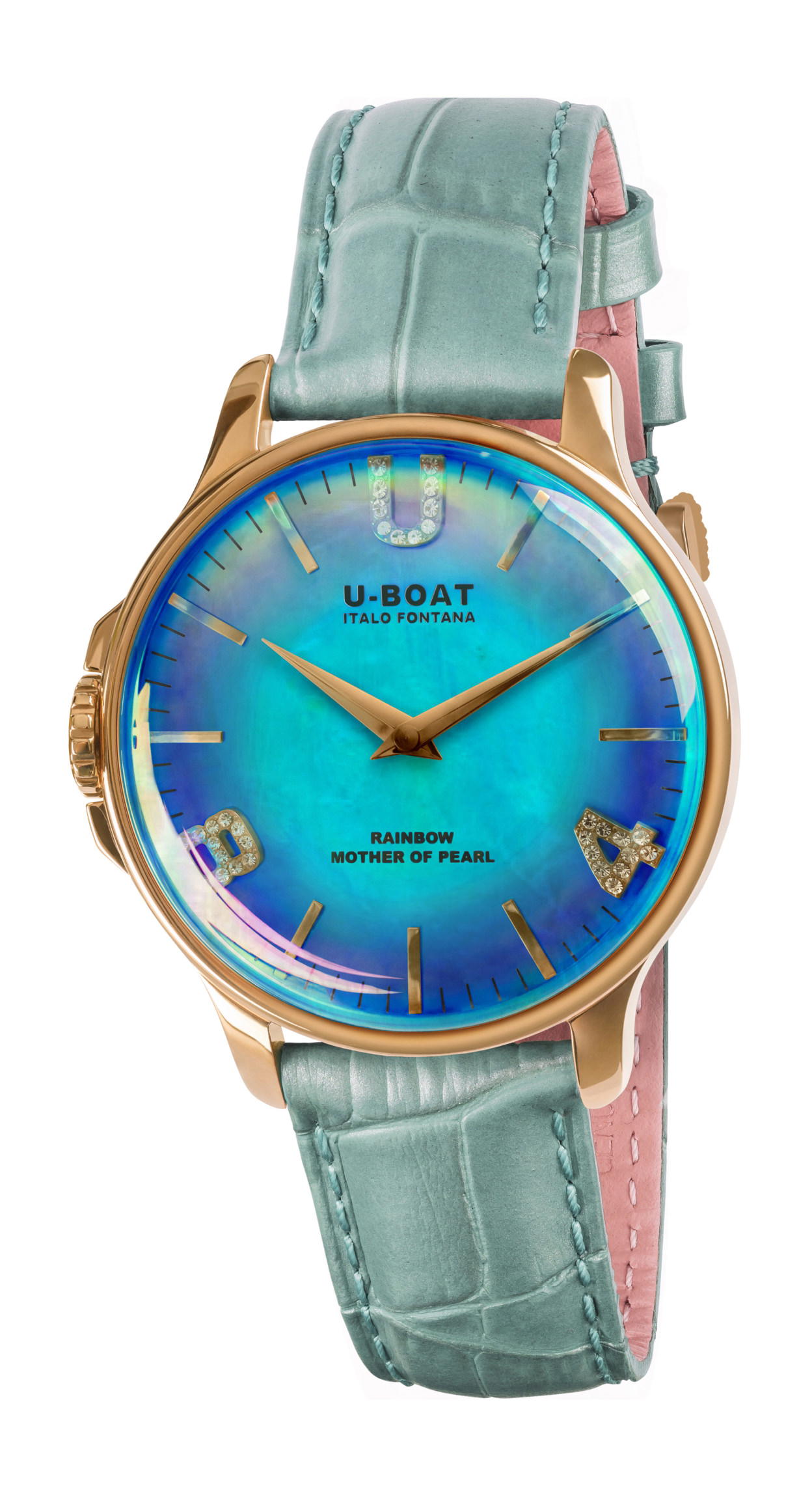 U-Boat Rainbow 38 Blue IP Gold