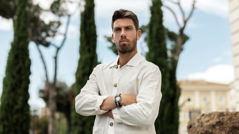 Cameron Norrie wearing the Captain Cook x Cameron Norrie Limited Edition