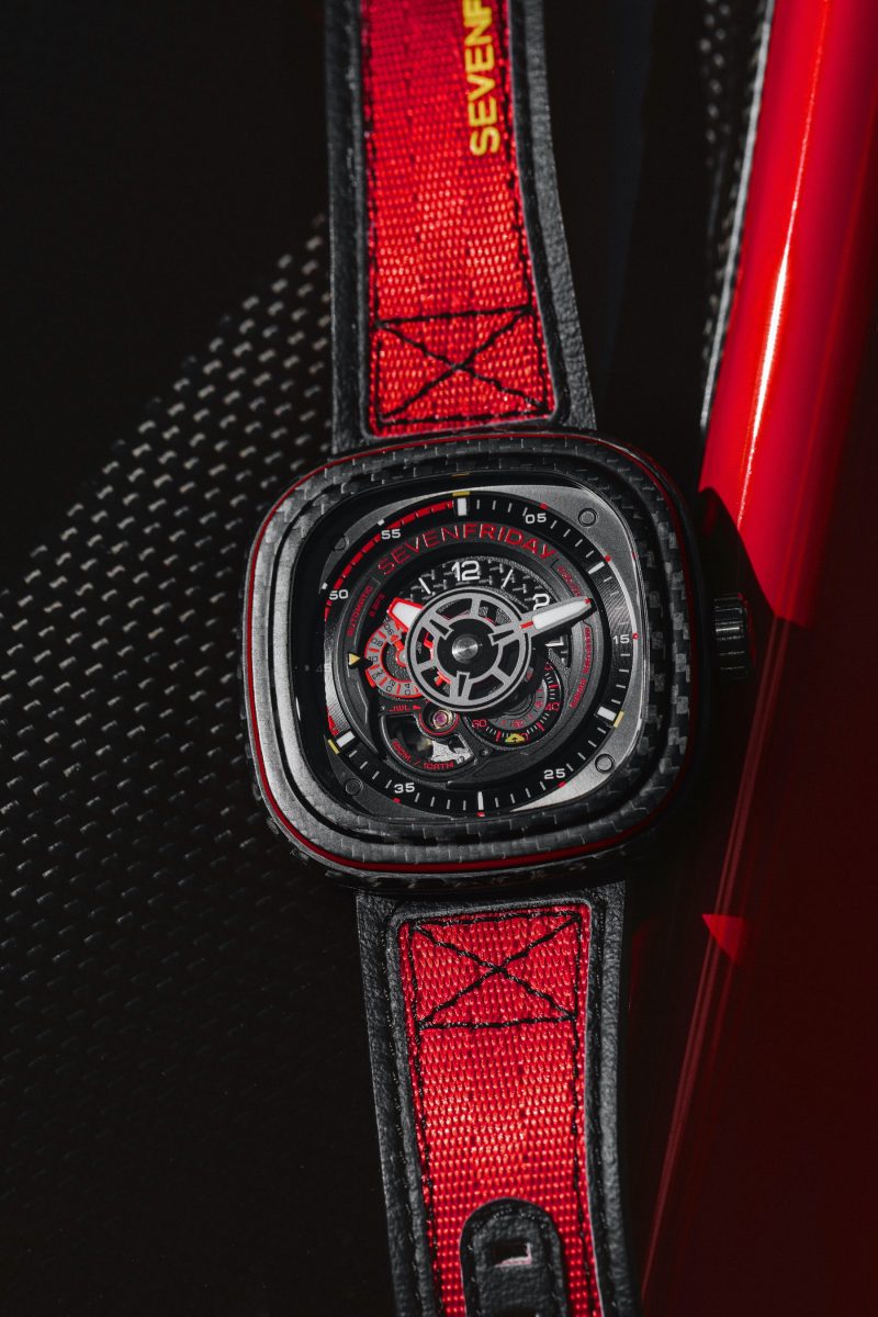 sevenfriday red watch