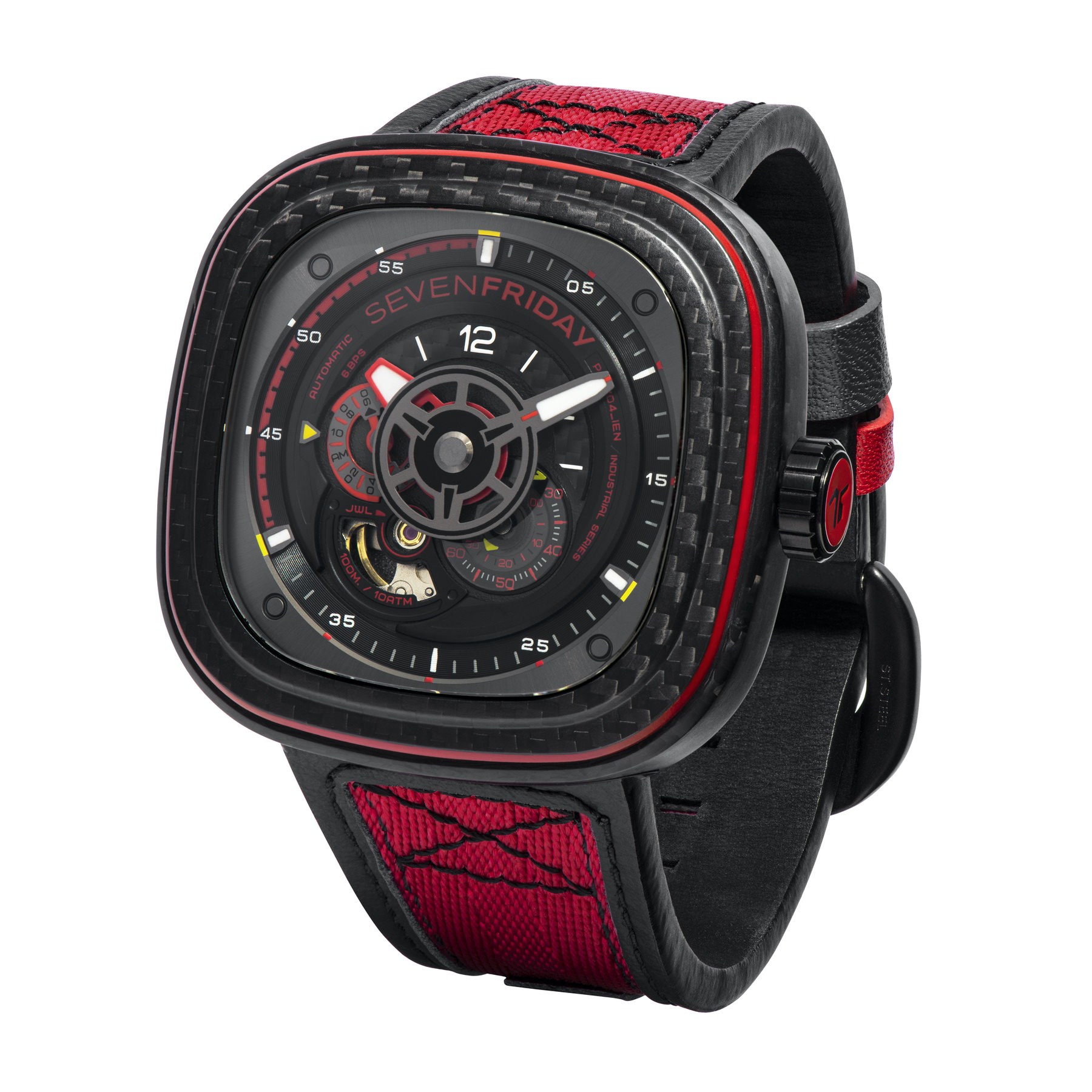 SevenFriday P3C/04 Red Carbon