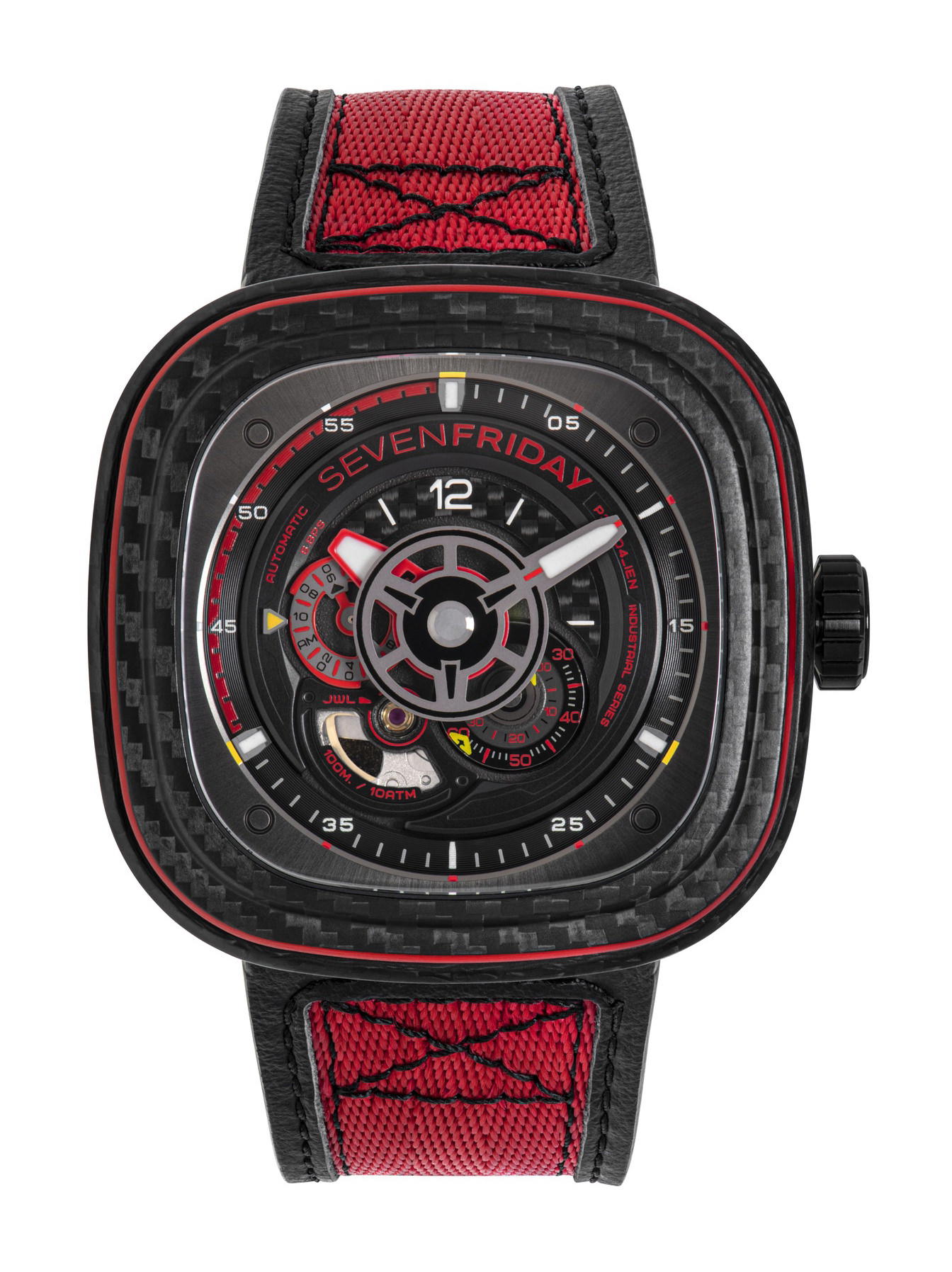 SevenFriday P3C/04 Red Carbon