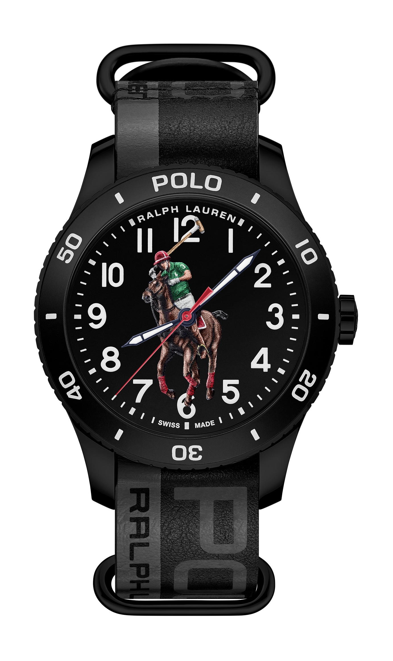 Ralph Lauren The Polo Watch Full Black Dial