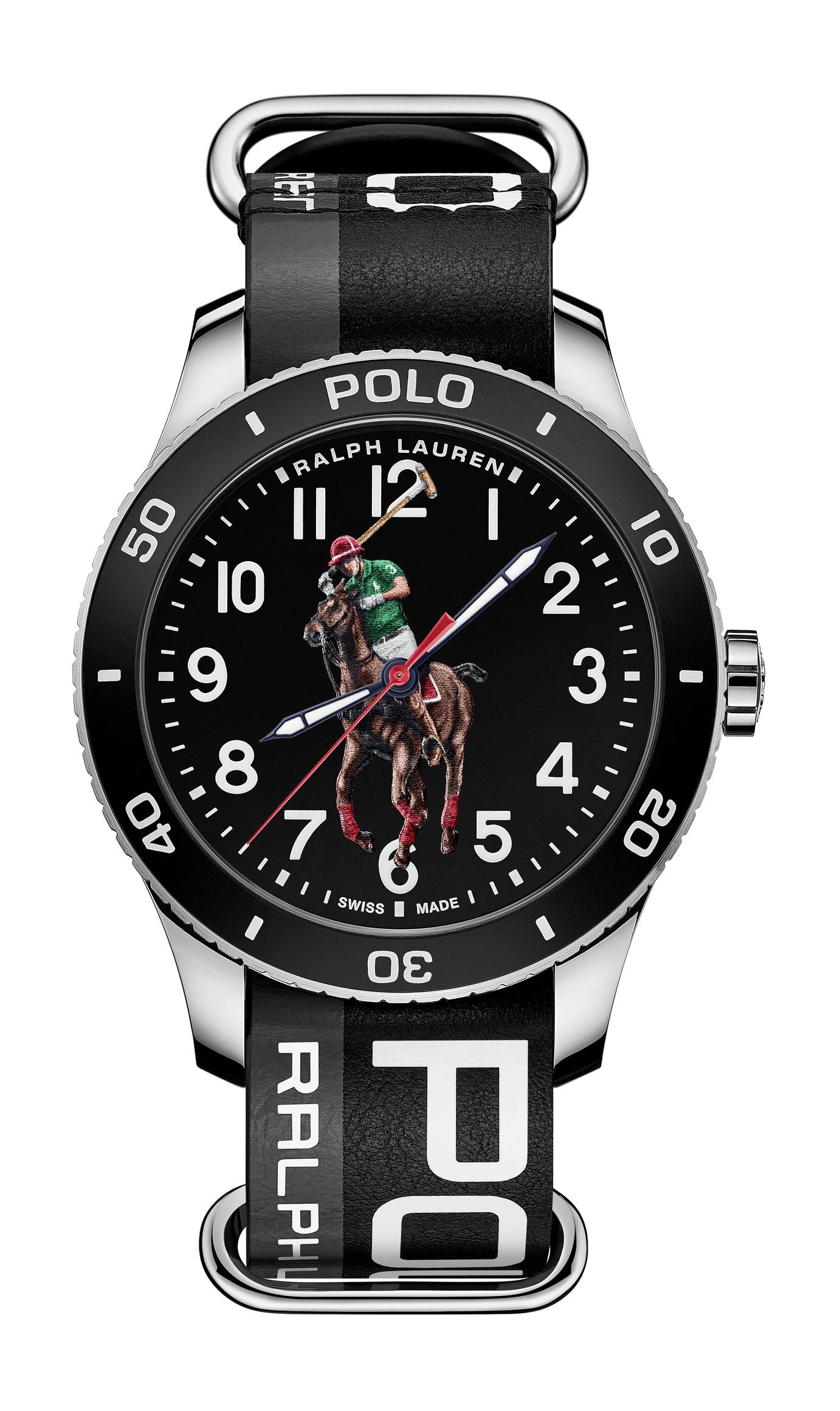 Ralph Lauren The Polo Watch Black Dial