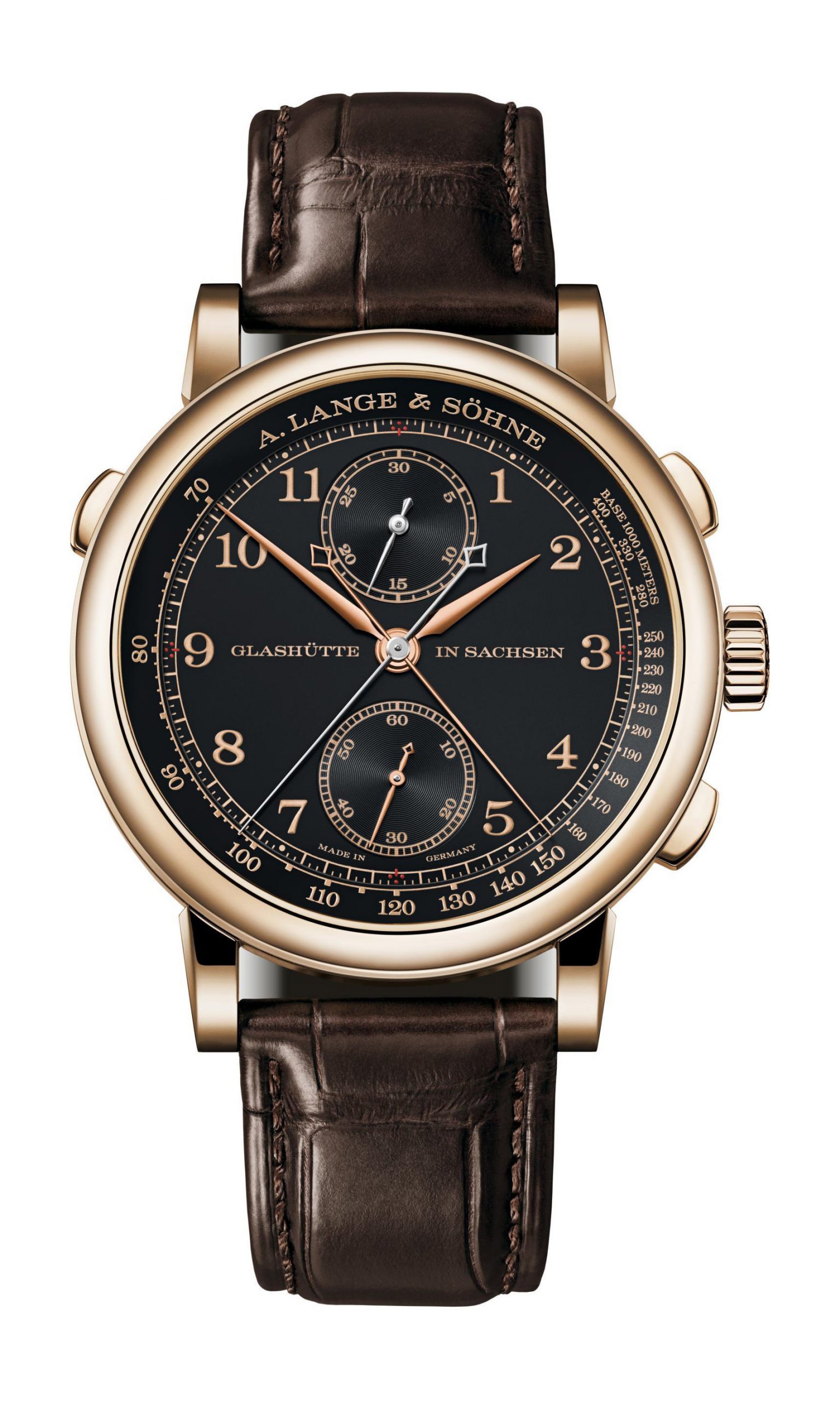 A. Lange & Söhne 1815 Rattrapante Honeygold “Homage to F. A. Lange”