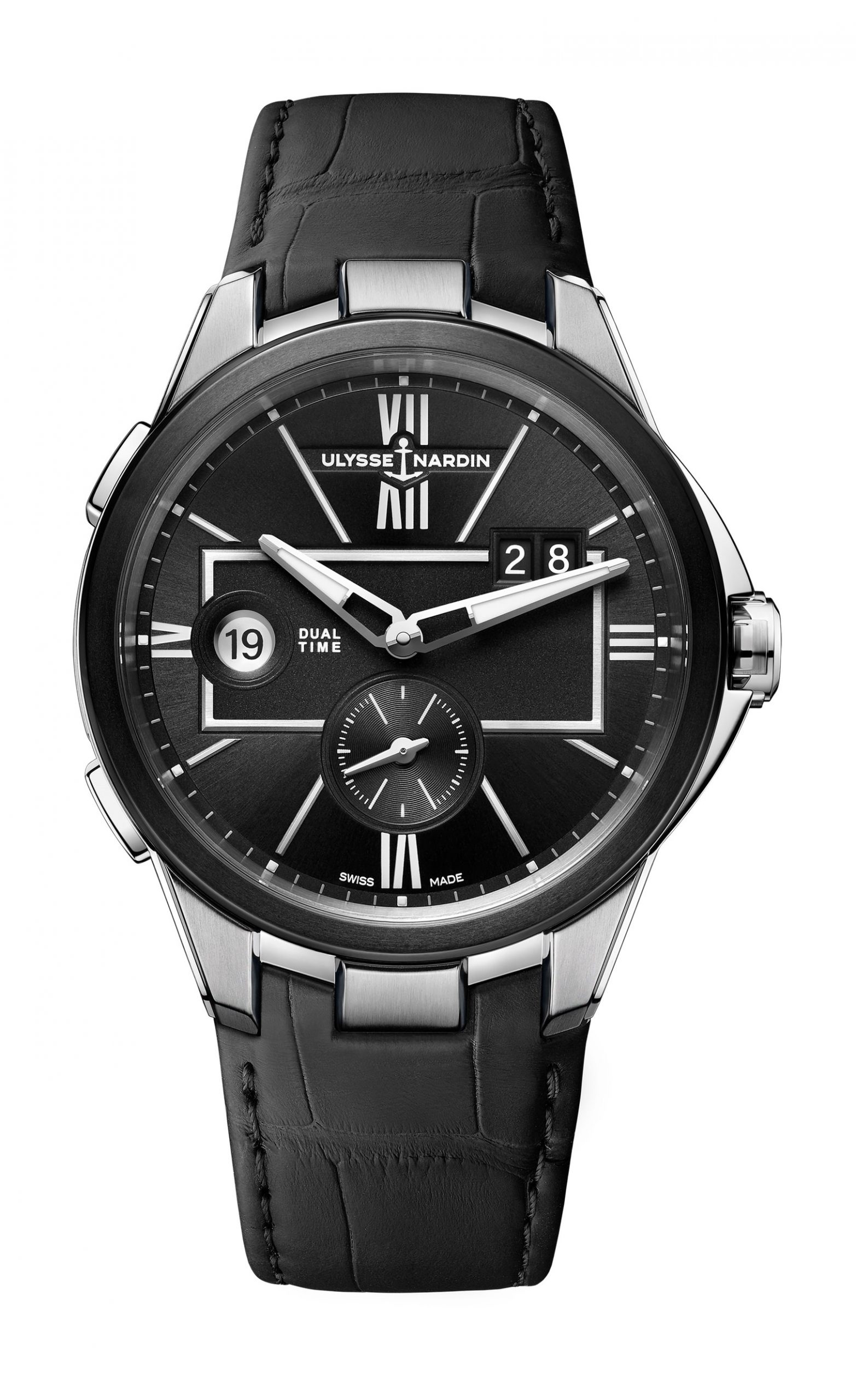 Ulysse Nardin Executive Dual Time Black