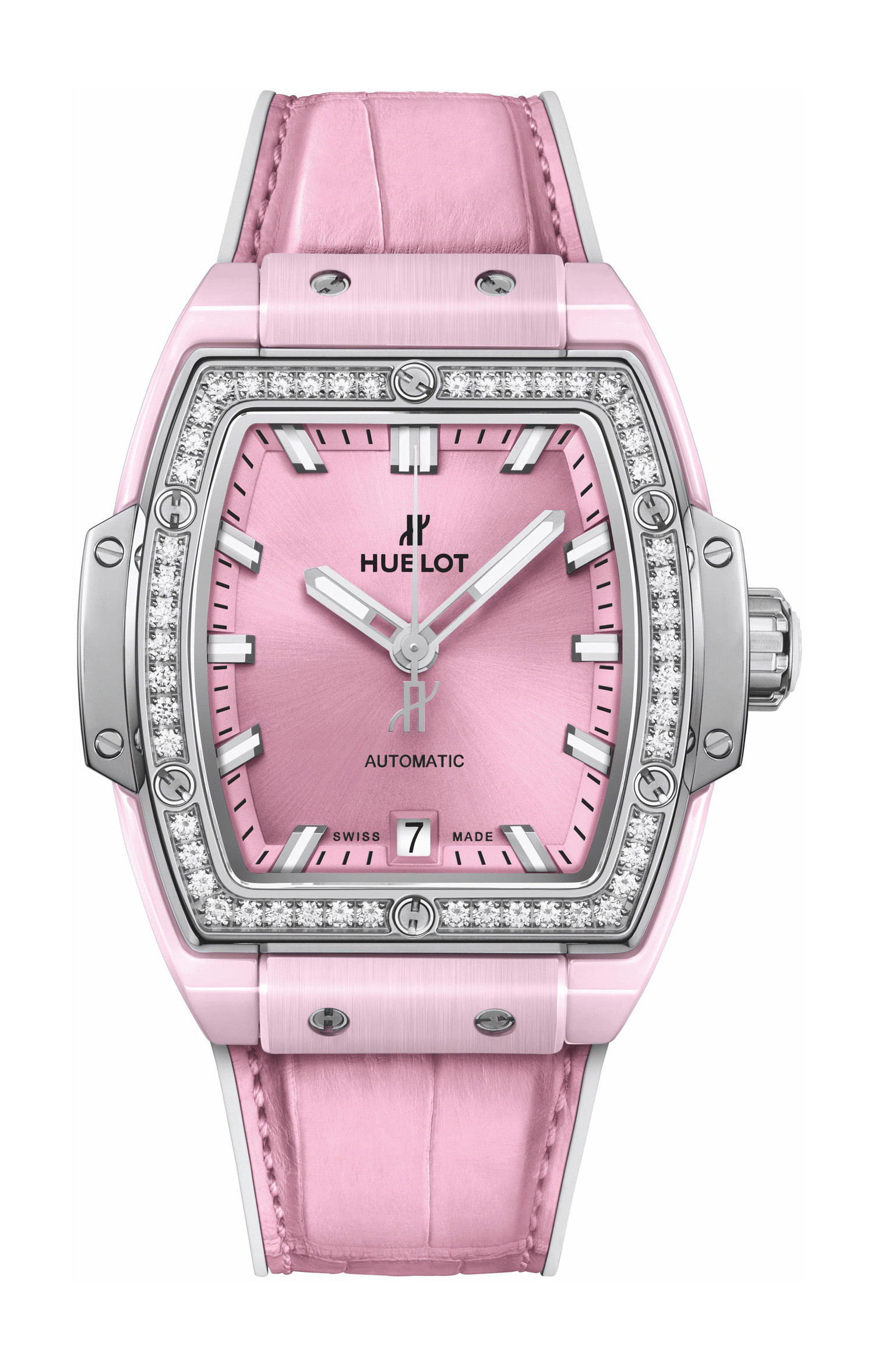 Hublot Spirit of Big Bang Pink Ceramic Titanium Diamonds