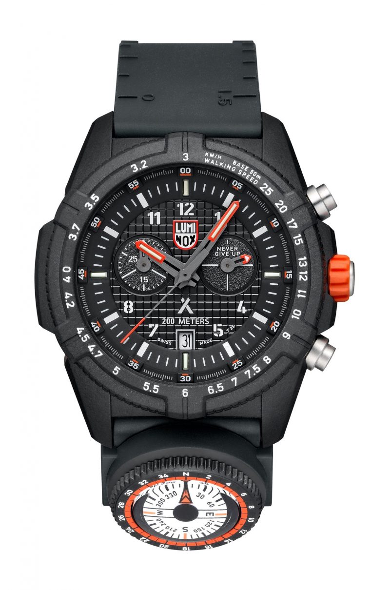 Luminox Navy SEAL Chronograph 3580 Series Blackout Rubber