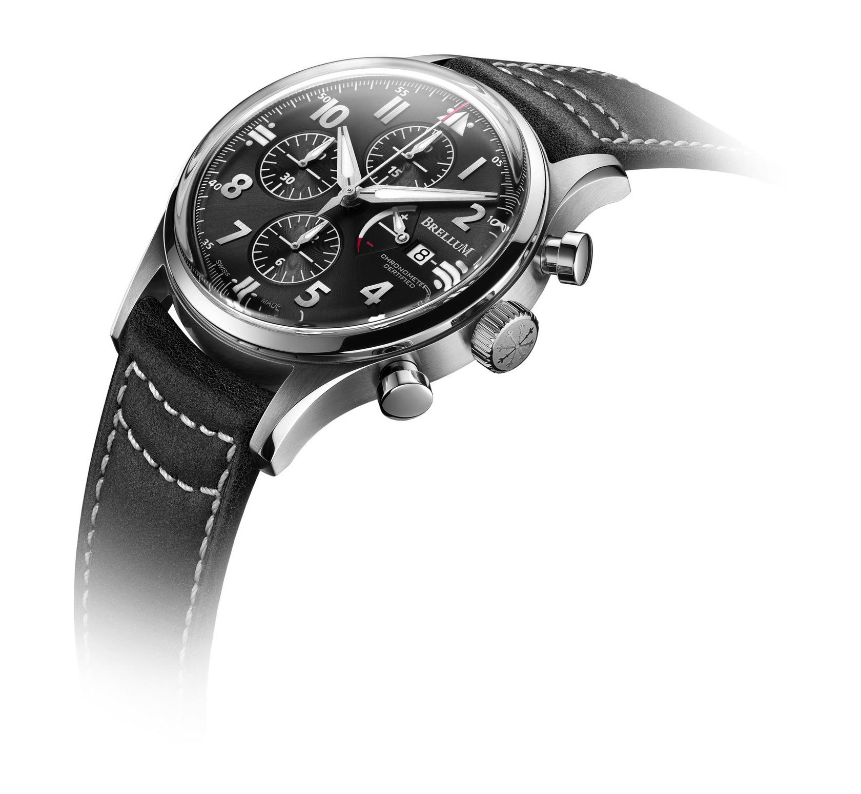 Brellum Pilot Power Reserve Black