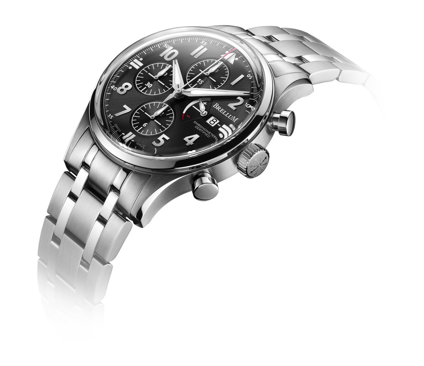 Brellum Pilot Power Reserve Black