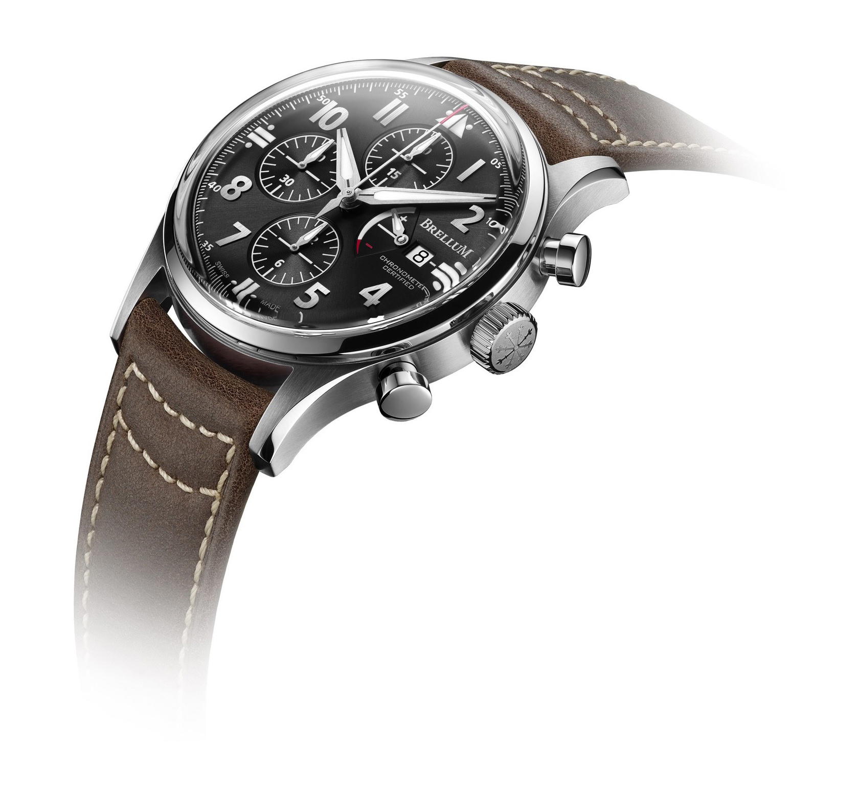 Brellum Pilot Power Reserve Black