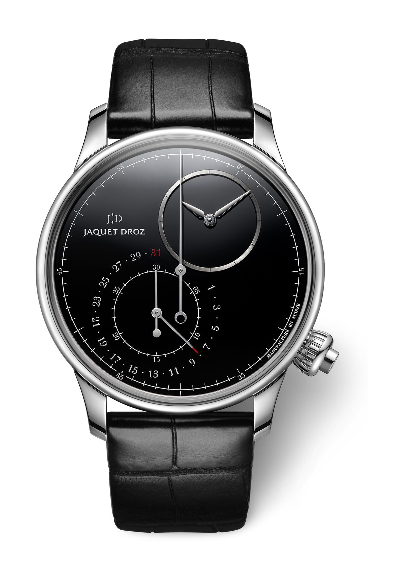 Jaquet Droz Grande Seconde Off-centered Chronogrpah Black Onyx