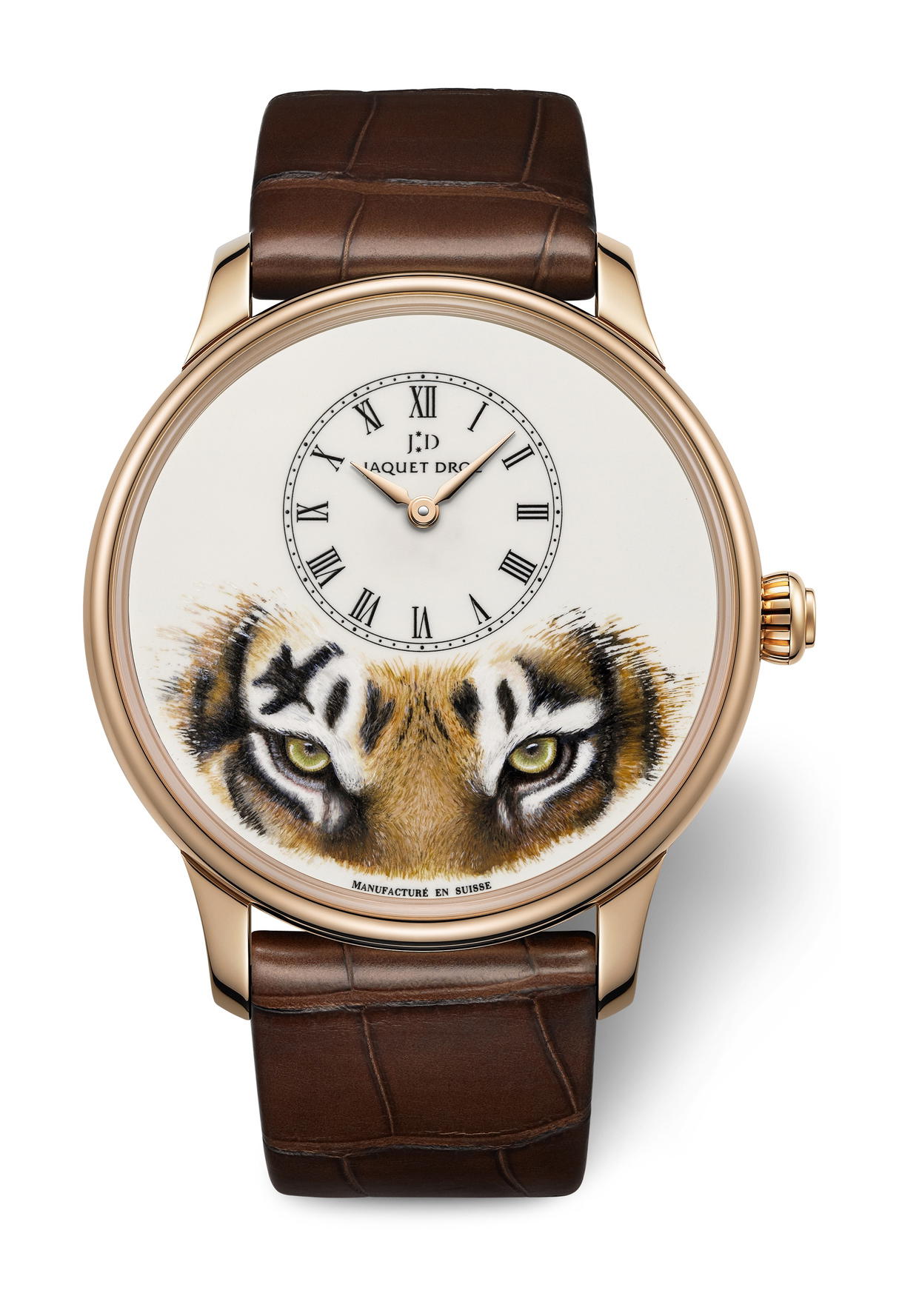 Jaquet Droz Petite Heure Minute "Tiger"