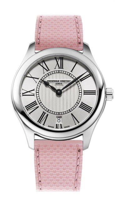 Frederique Constant Classics Ladies Quartz Pink Ribbon