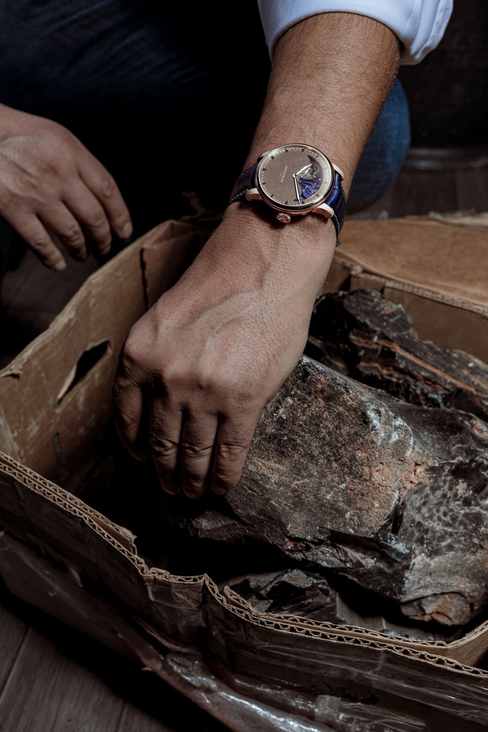 Arnold &amp; Son Perpetual Moon Obsidian