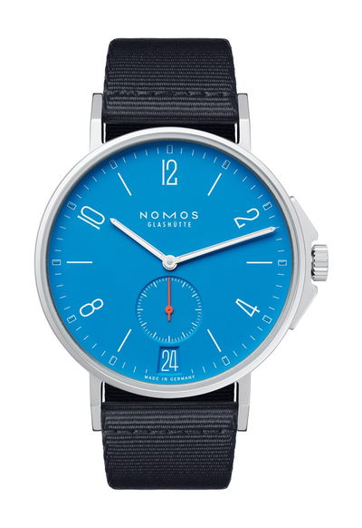 Nomos Glashütte Ahoi date siren blue