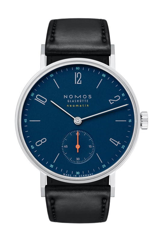 Nomos Glashütte Tangente neomatik 35 midnight blue