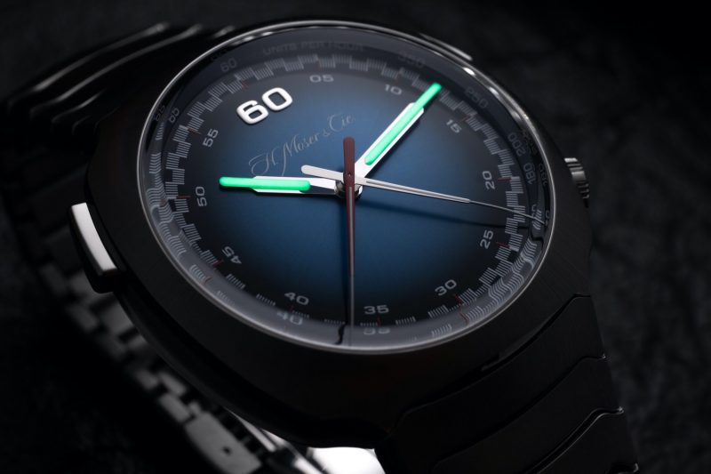 H. Moser &amp; Cie Streamliner Flyback Chronograph Automatic Funky Blue