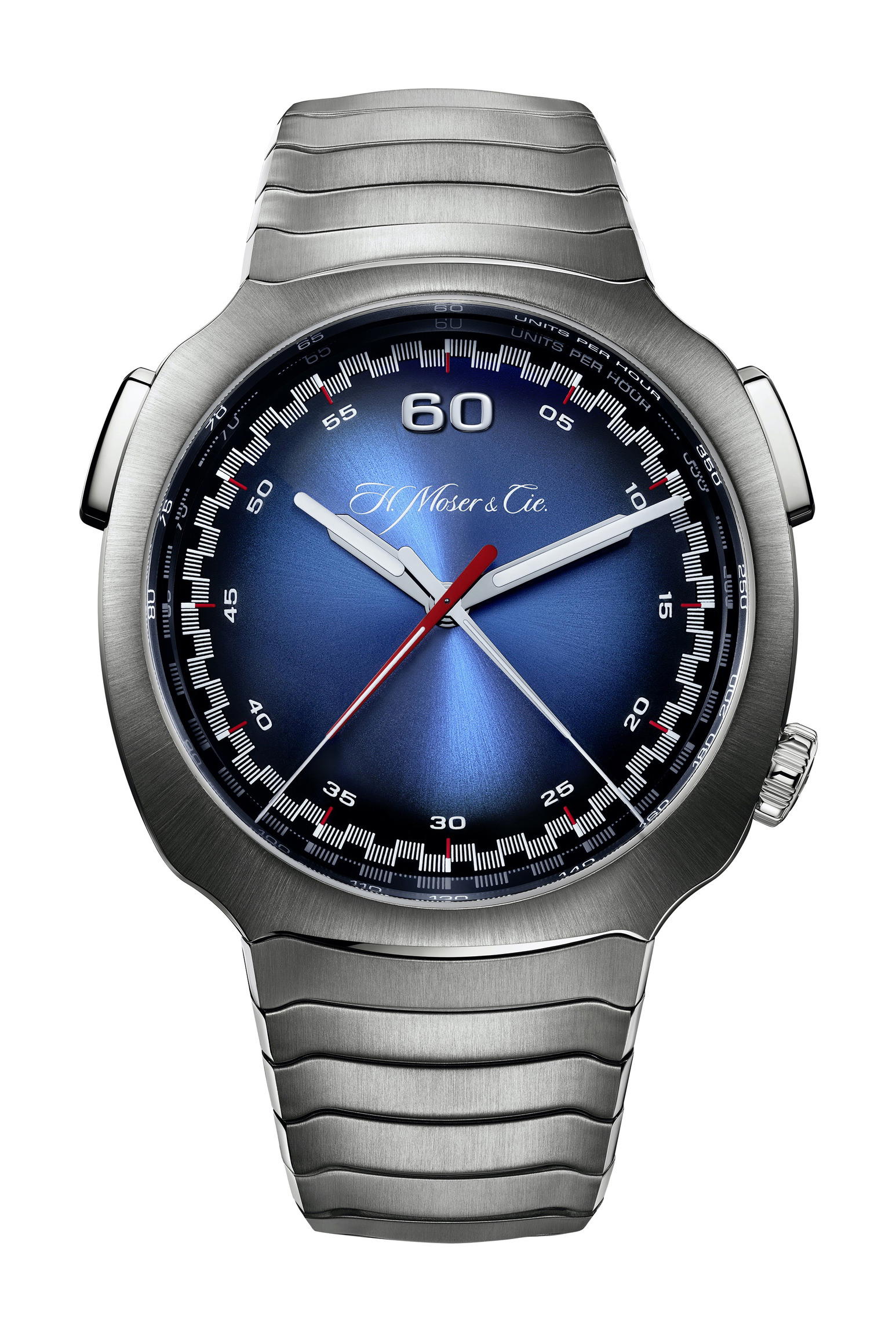H. Moser & Cie Streamliner Flyback Chronograph Automatic Funky Blue