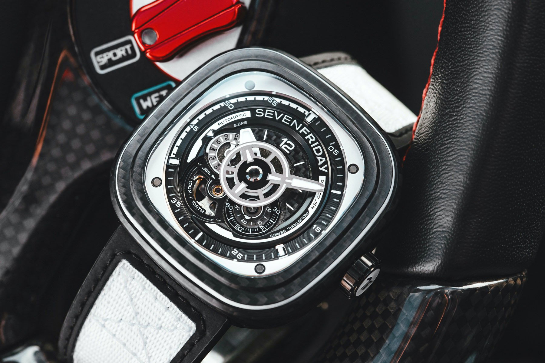 SevenFriday P3C/07 White Carbon