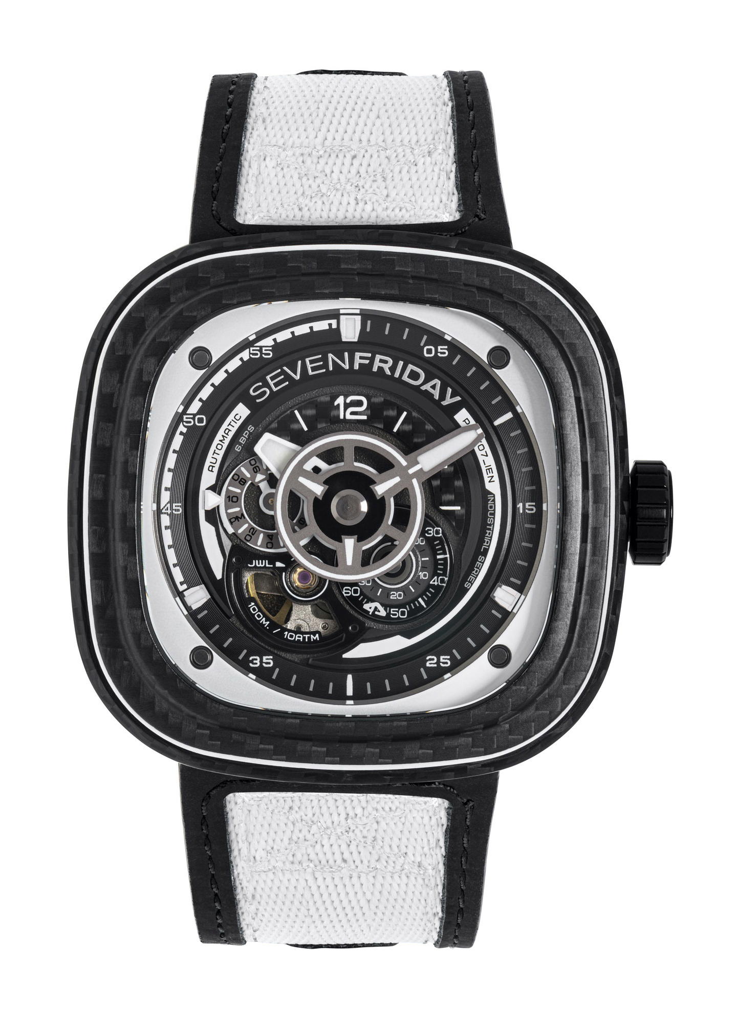 SevenFriday P3C/07 White Carbon