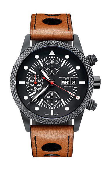 Maurice de Mauriac Chrono Modern Black PVD “Deepsky”