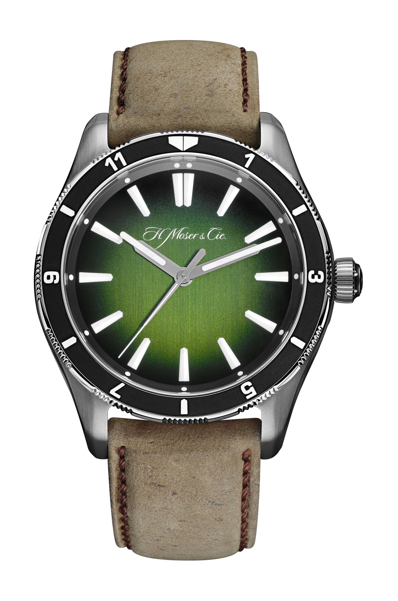 H. Moser & Cie Pioneer Centre Seconds Rotating Bezel C.02 For Collective