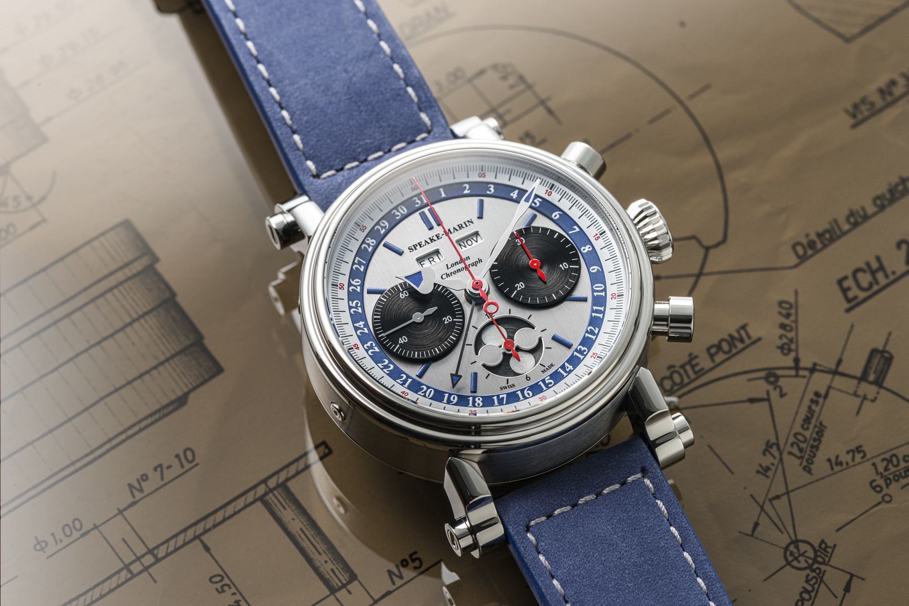 Speake-Marin London Chronograph Triple Date