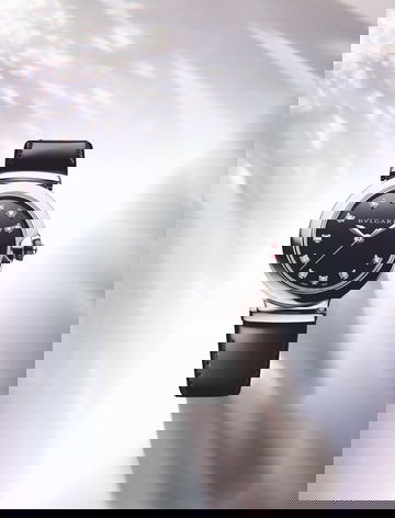 Bvlgari Lvcea Steel Black Laquered Dial