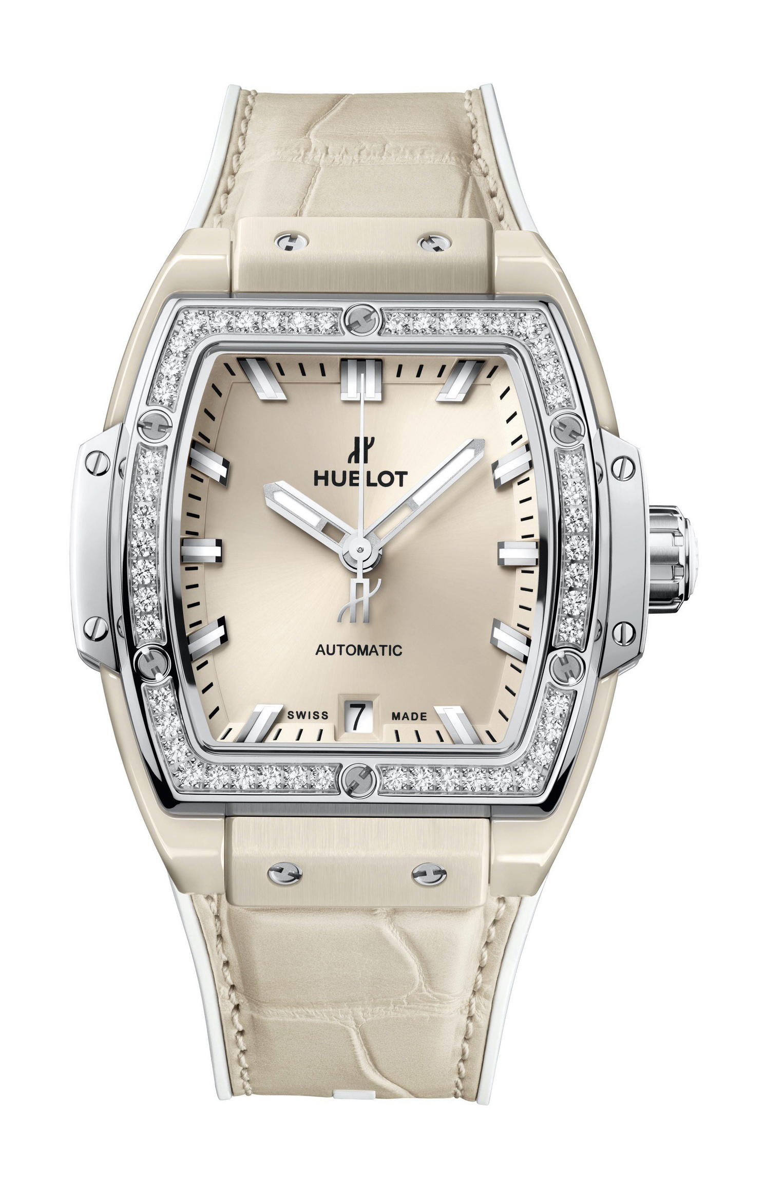 Hublot Spirit of Big Bang Beige Ceramic Titanium Diamonds