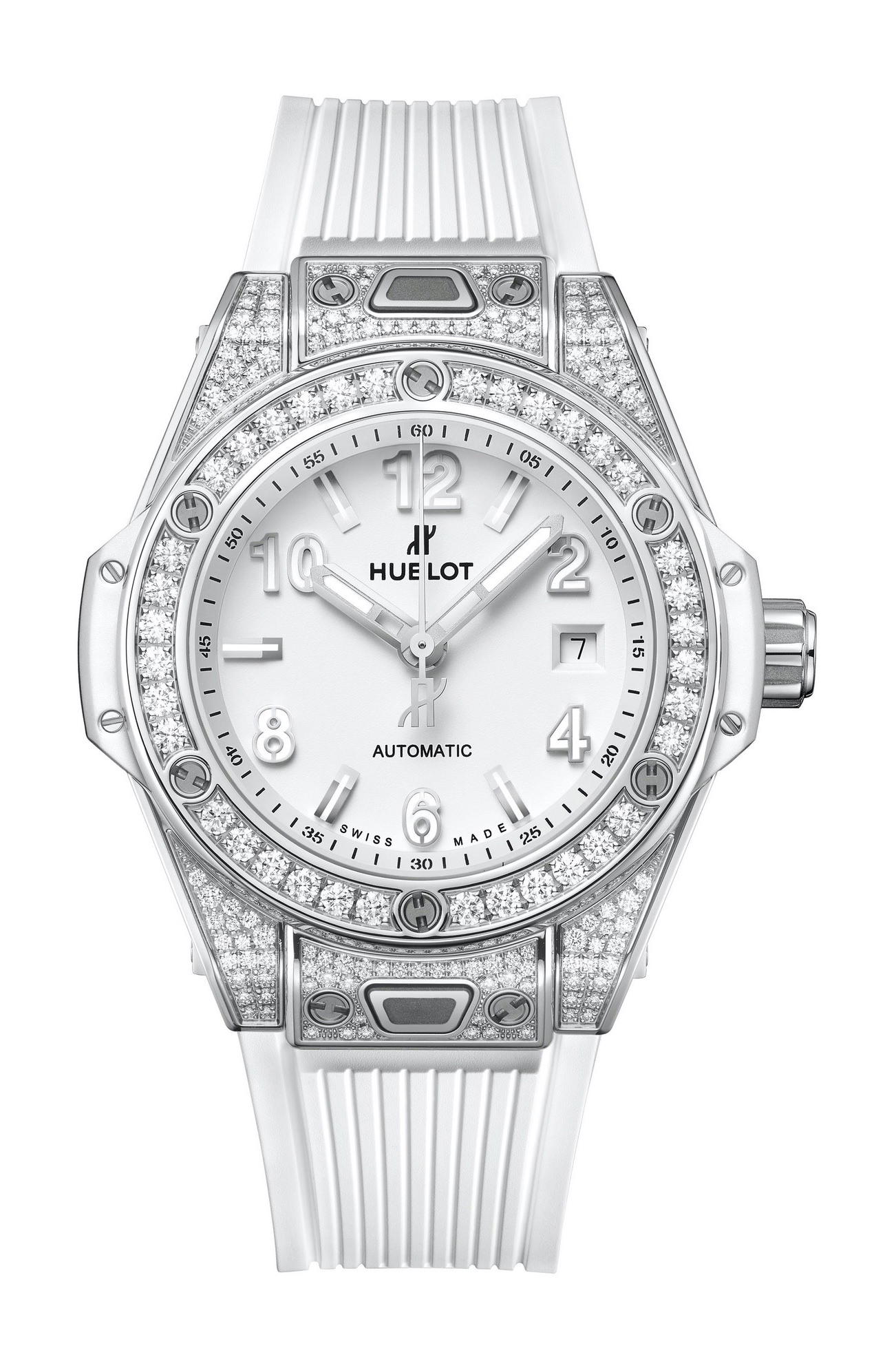 Hublot Big Bang One Click Steel White Pavé 33mm