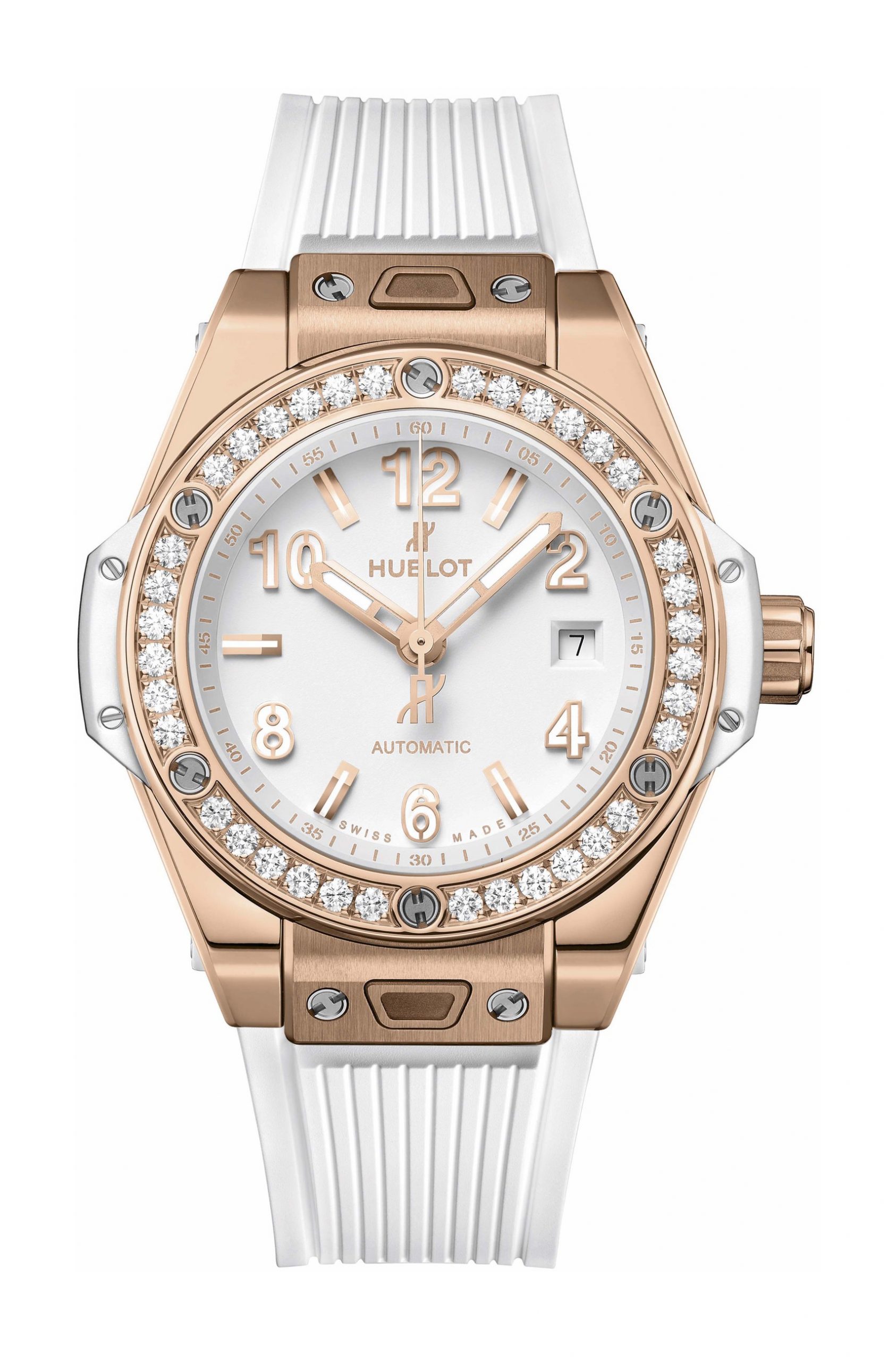 Hublot Big Bang One Click King Gold White Diamond 33mm