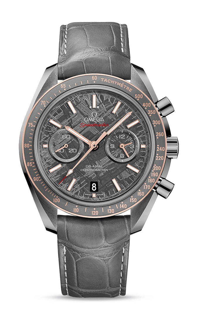 Omega Speedmaster Dark Side of the Moon Co-Axial Chronometer Chronograph 44.25 mm Meteorite