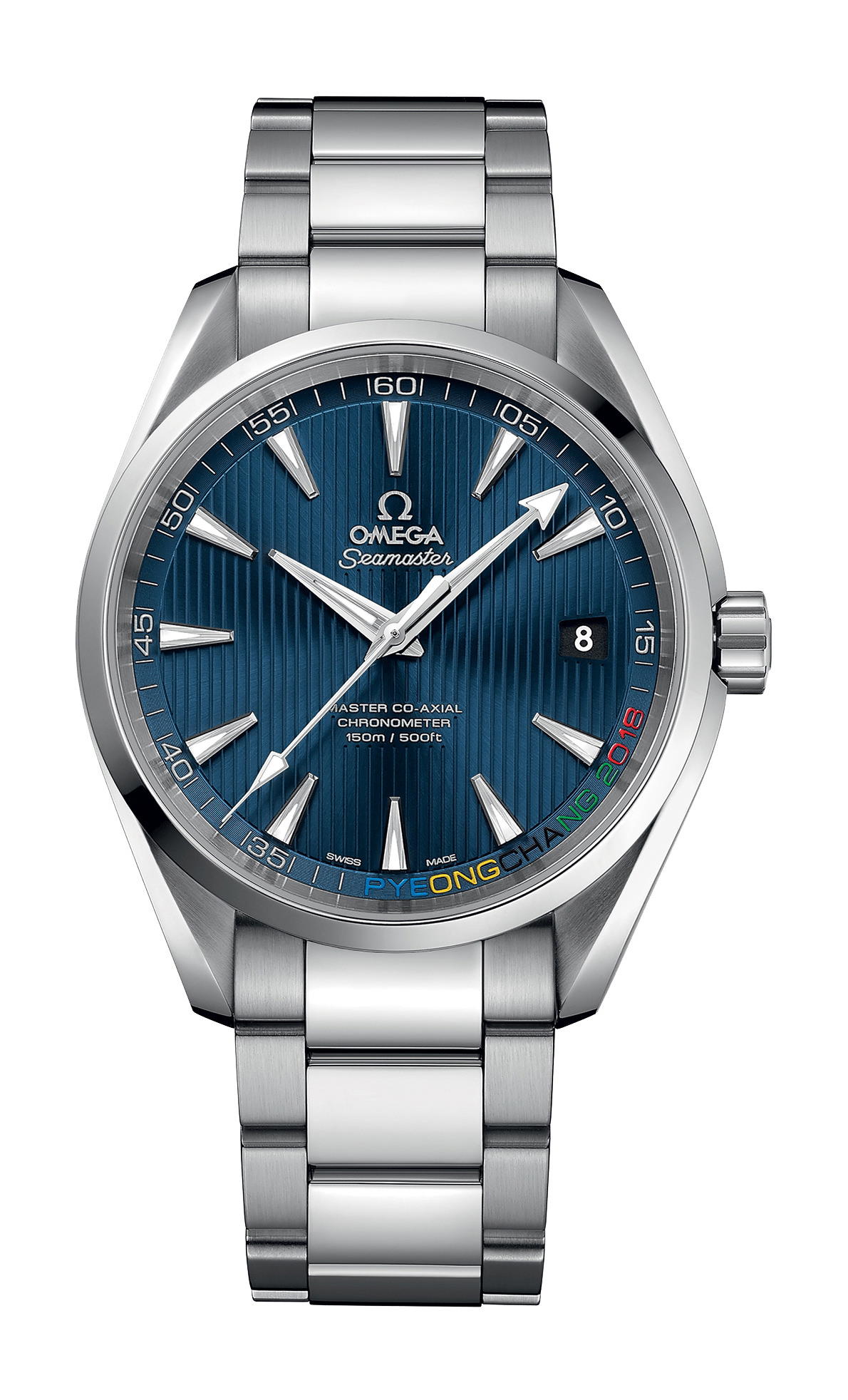 Omega Seamaster Aqua Terra 150M Master Co-Axial Chronometer 41.5 mm "Pyeongchang 2018" Limited Edition