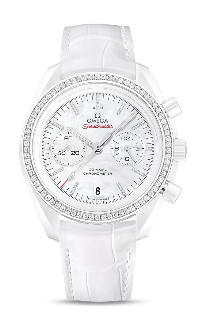 Speedmaster Dark Side of the Moon Co-Axial Chronometer Chronograph 44.25 mm White Side of the Moon