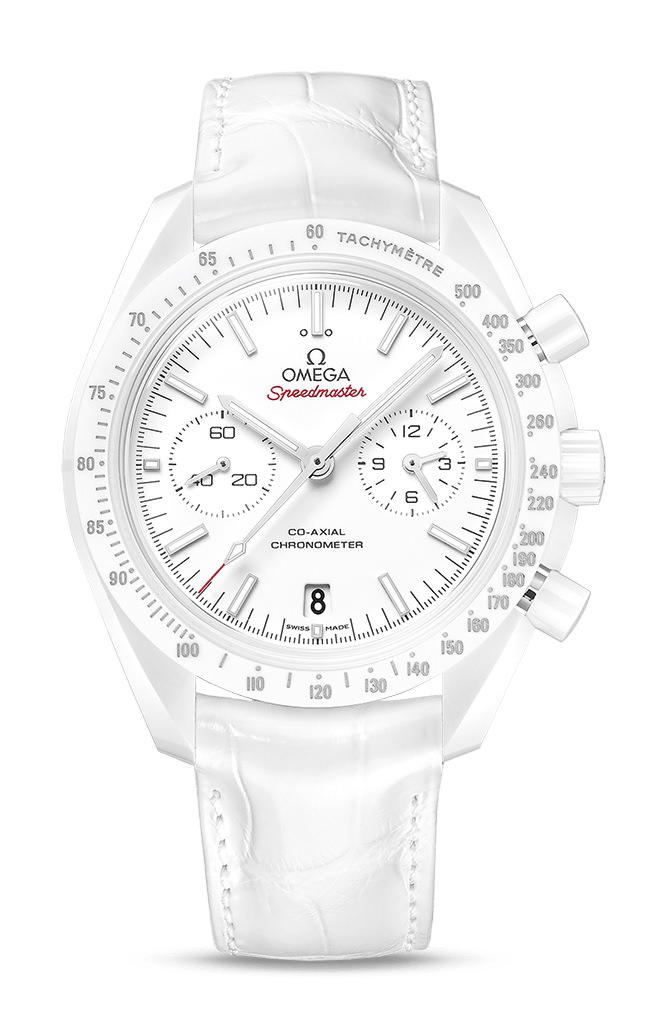 Omega Speedmaster Dark Side of the Moon Co-Axial Chronometer Chronograph 44.25 mm White Side of the Moon