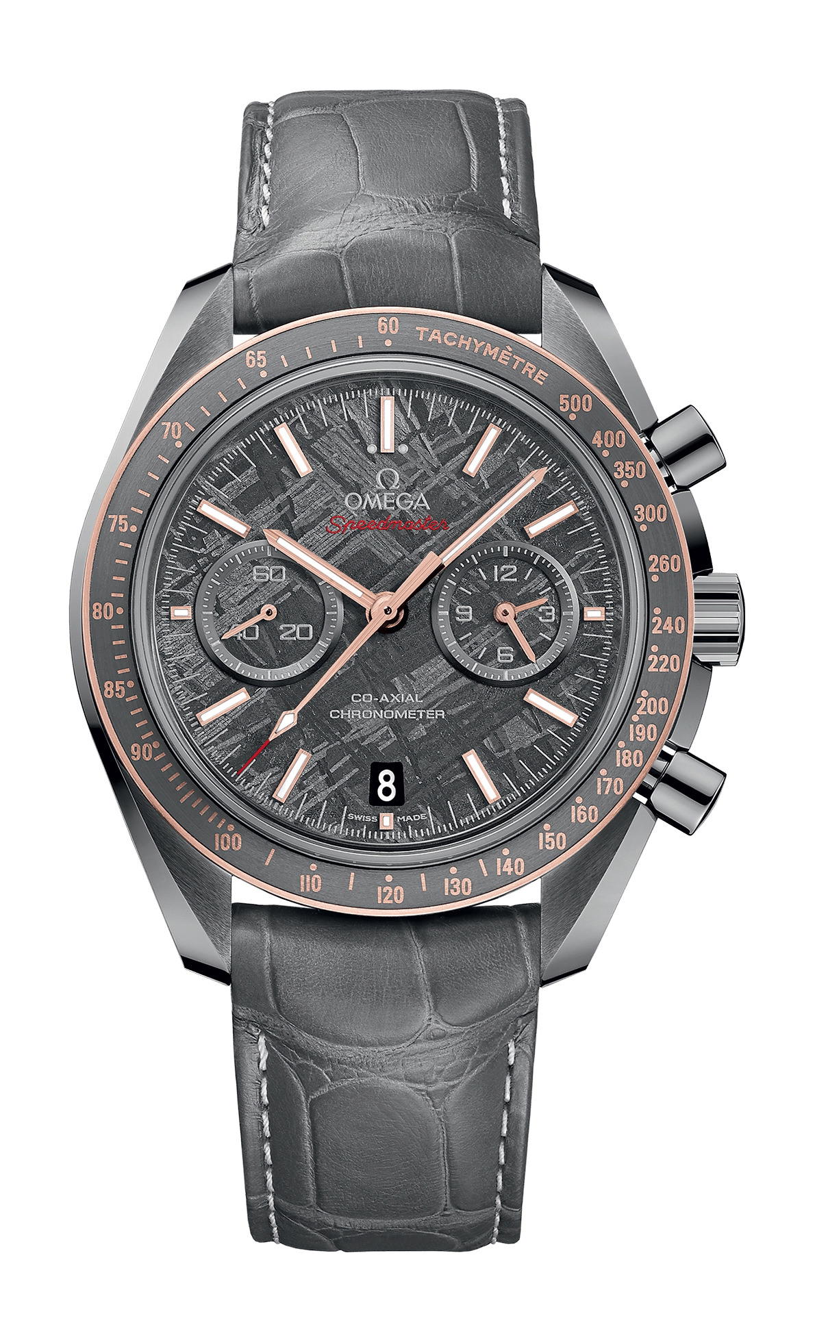 Omega Speedmaster Dark Side of the Moon Co-Axial Chronometer Chronograph 44.25 mm Meteorite