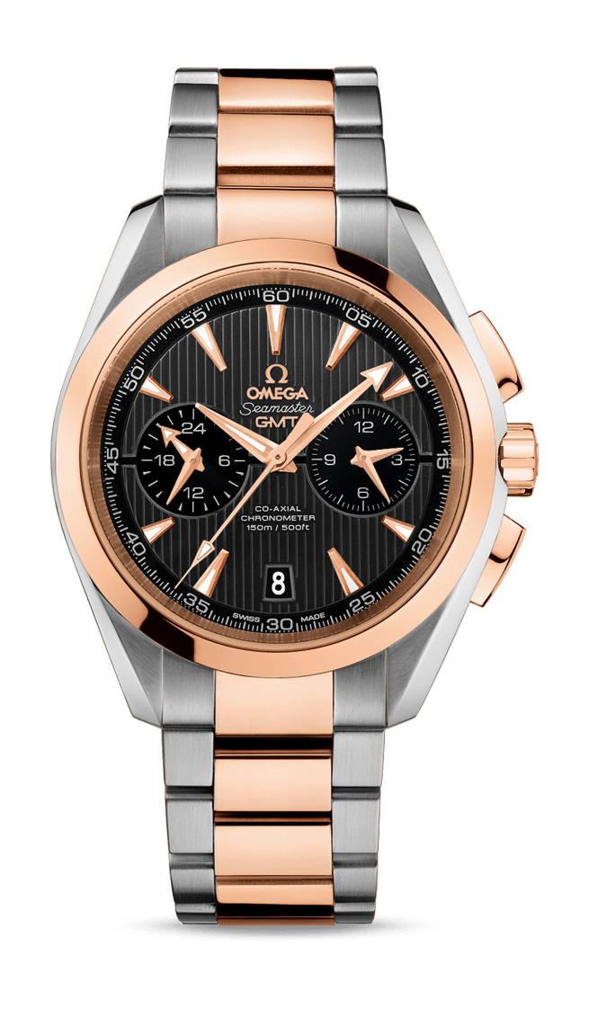 Omega Seamaster Aqua Terra 150M Co-Axial Chronometer GMT Chronograph 43 mm