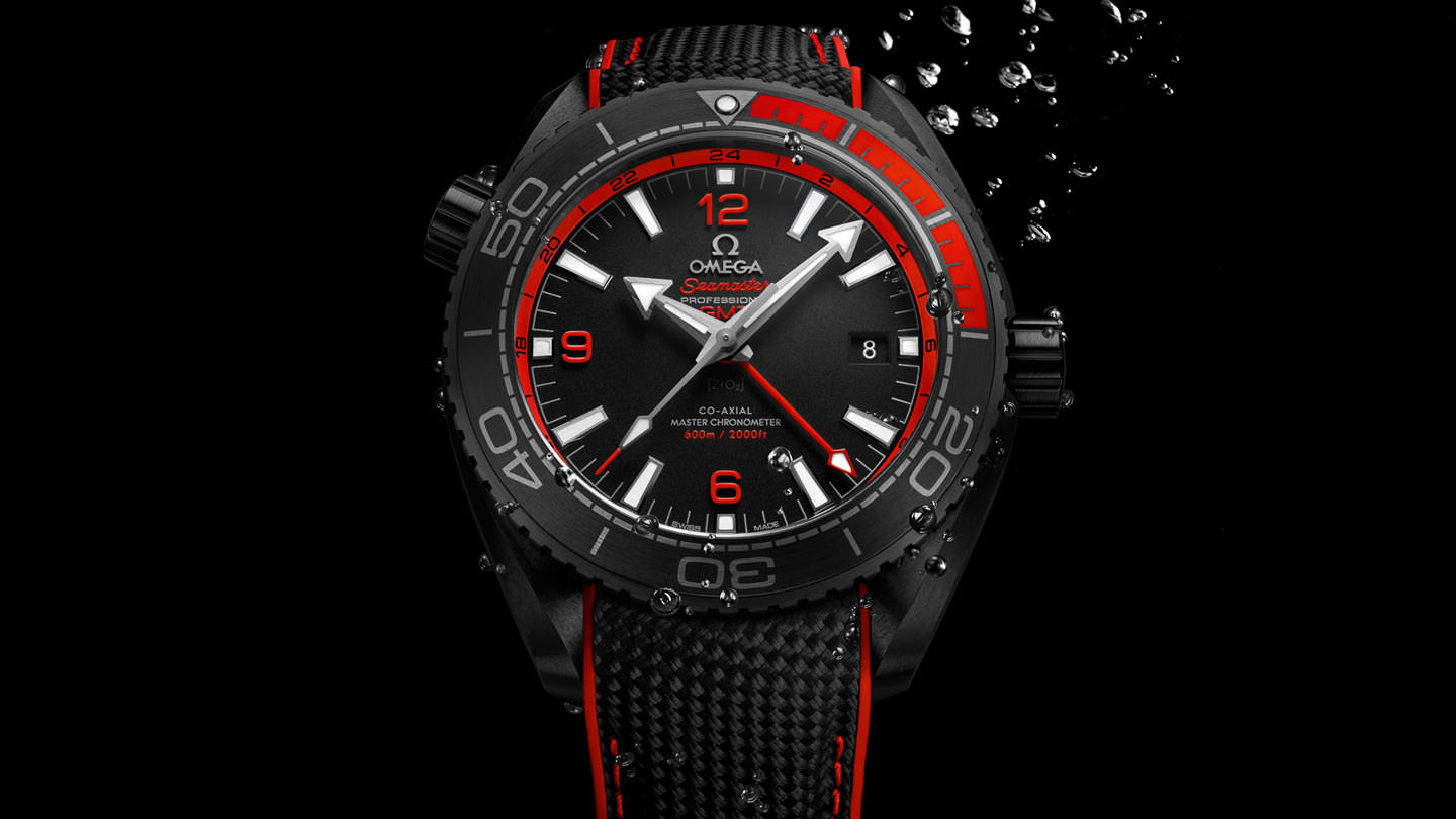 Omega Seamaster Planet Ocean 600M Co-axial Master Chronometer GMT 45.5 mm Deep Black
