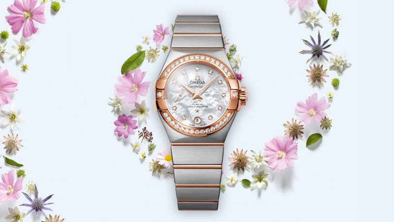 Montre Omega Constellation Or Sedna 34 mm 131.28.34.20.55.001 - Lepage