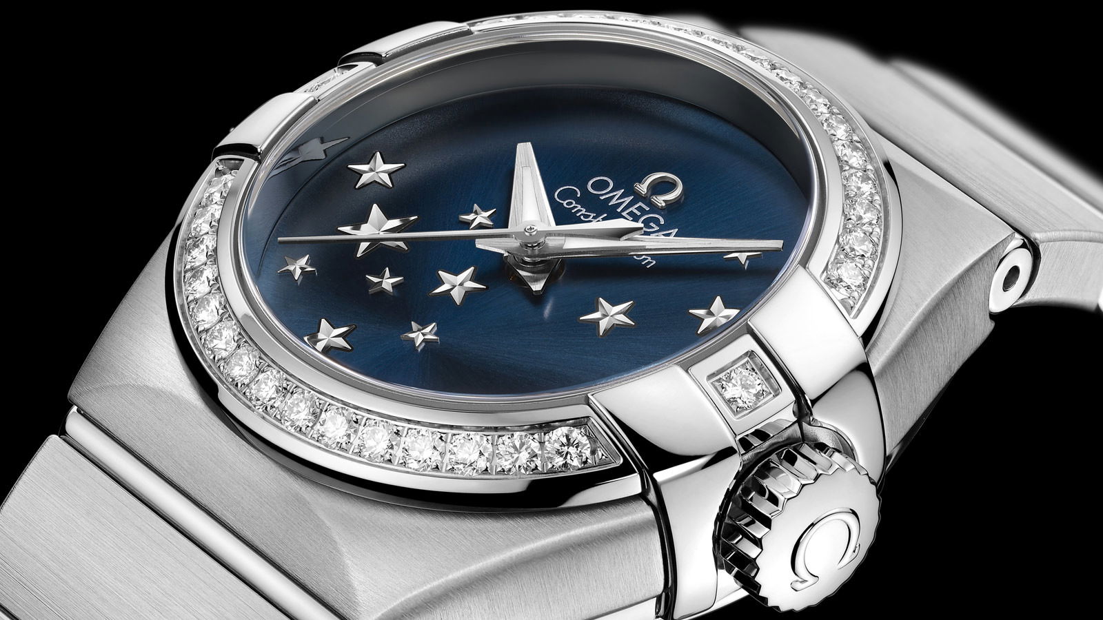 Omega Constellation Co-Axial Chronometer 27 mm Orbis Constellation Series Star Watch