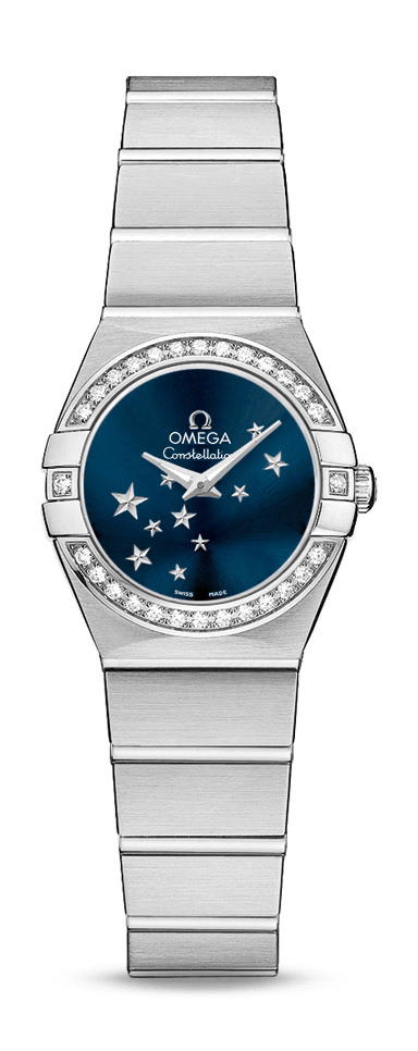 Omega Constellation Quartz 24 mm Orbis Constellation Series Star Watch
