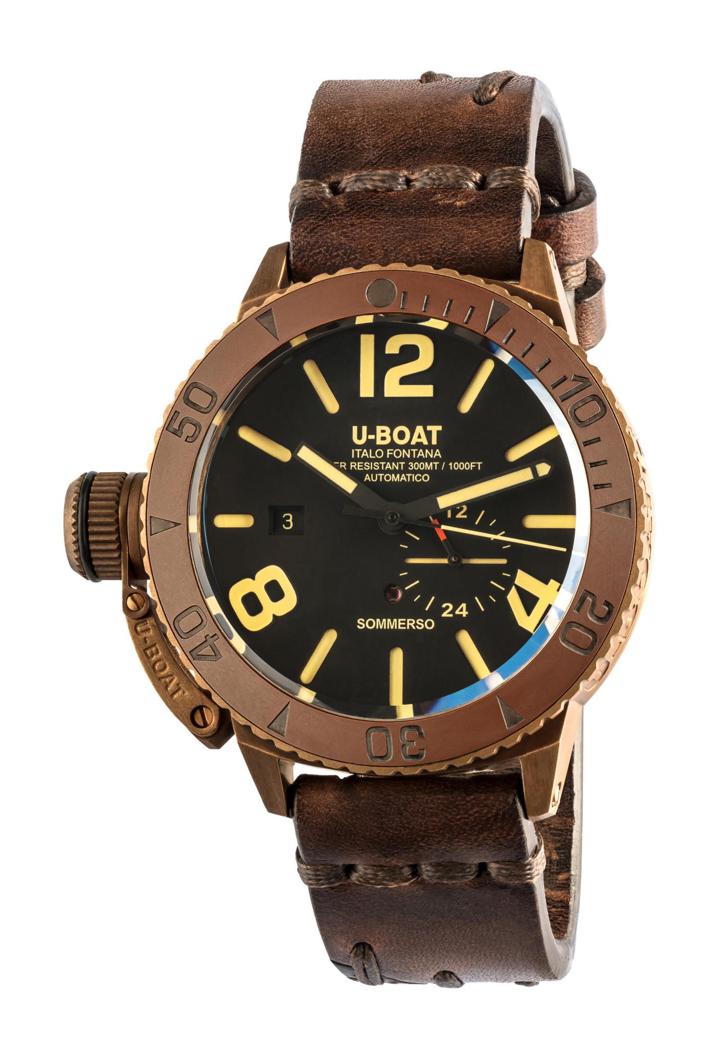 U-Boat Sommerso Bronze Ceramic Bezel