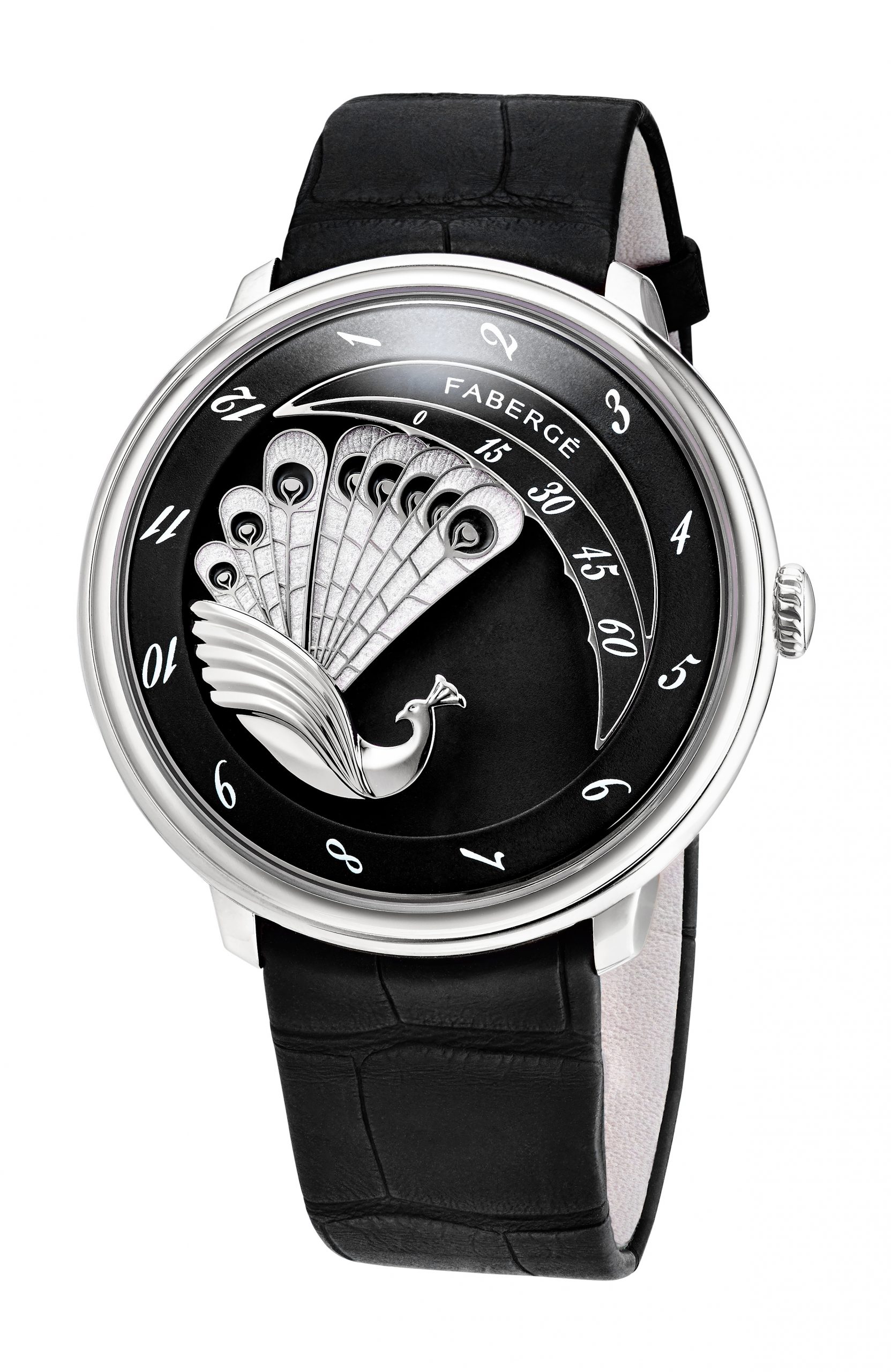 Fabergé Lady Compliquée Peacock White Gold Black