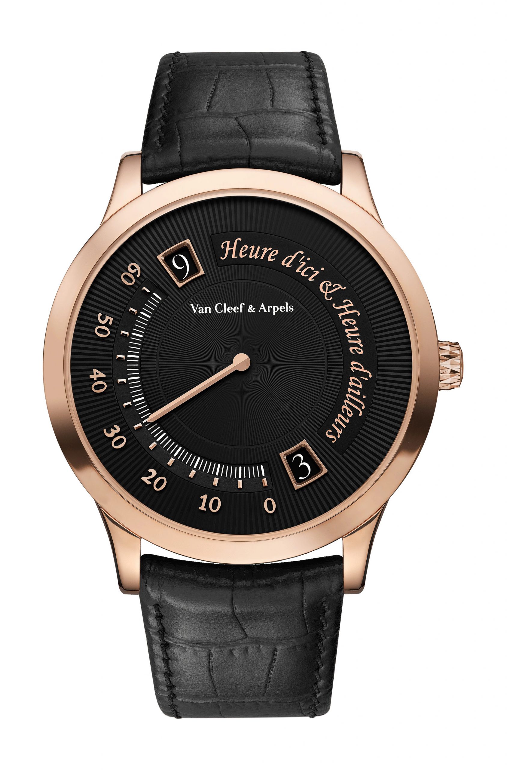 Van Cleef &amp; Arpels Midnight Heure d'Ici &amp; Heure d'Ailleurs watch