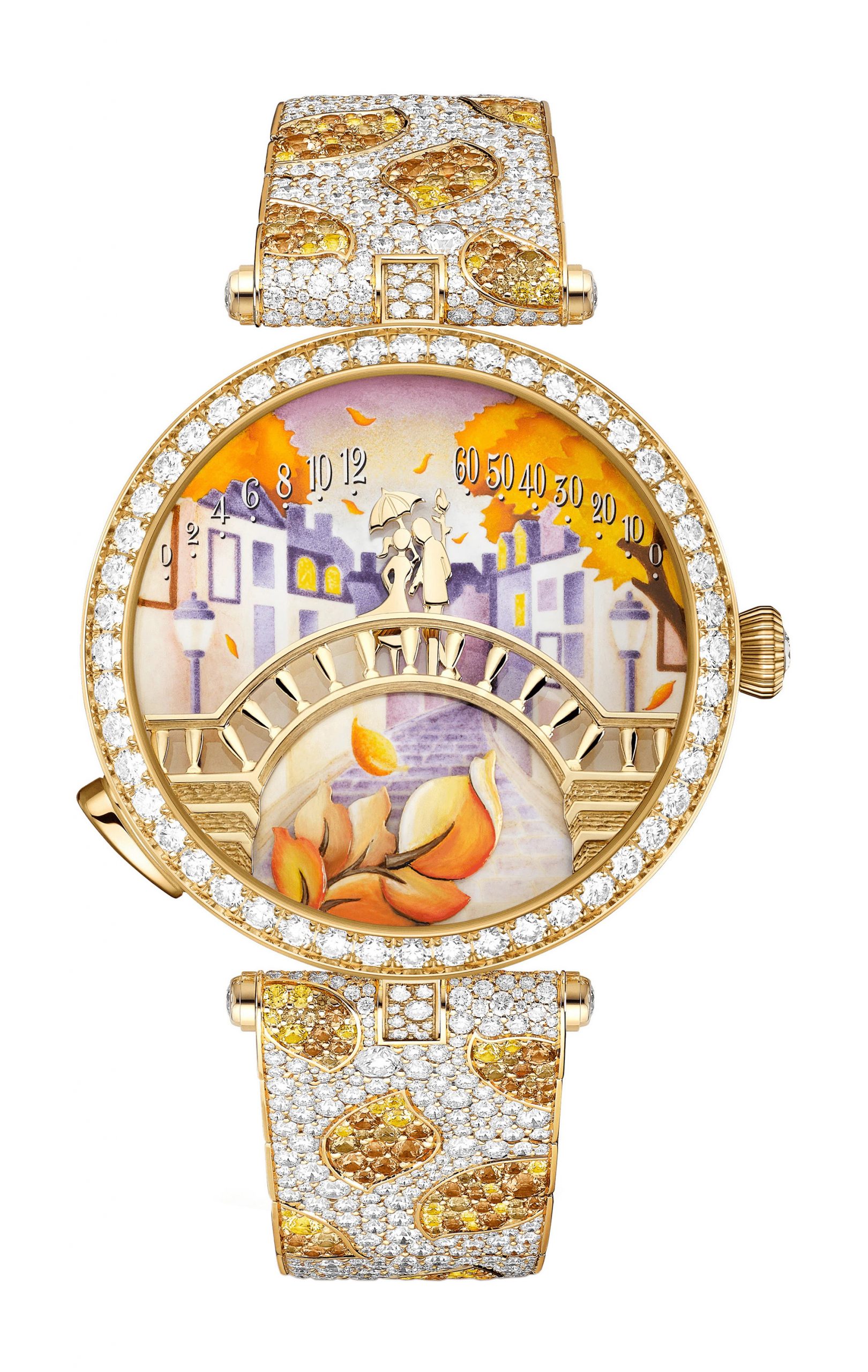 Van Cleef & Arpels Lady Arpels Pont des Amoureux Automne Watch