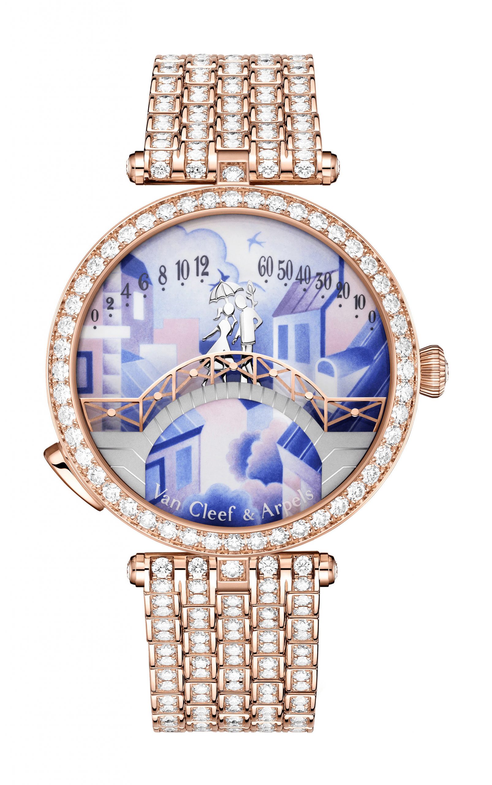 Van Cleef & Arpels Lady Arpels Pont des Amoureux Jour Watch