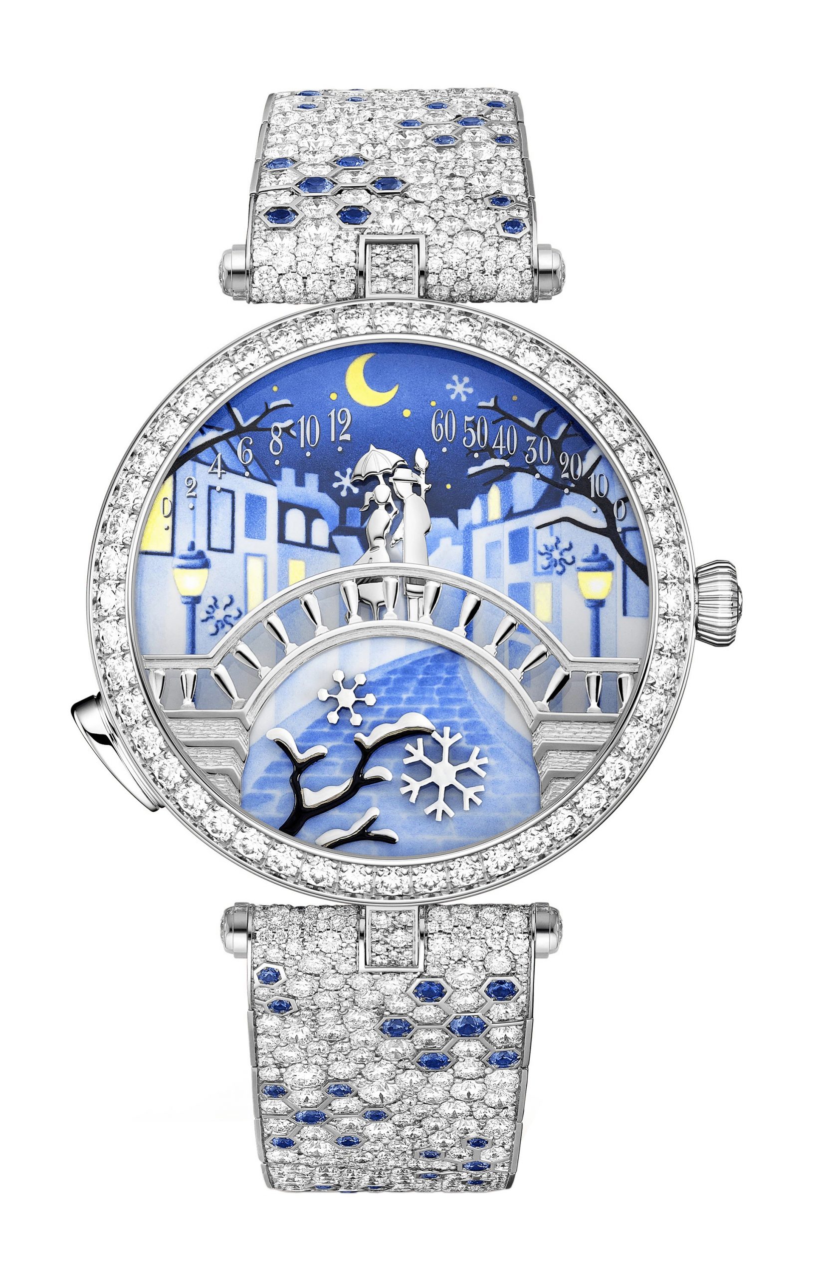 Van Cleef & Arpels Lady Arpels Pont des Amoureux Hiver Watch