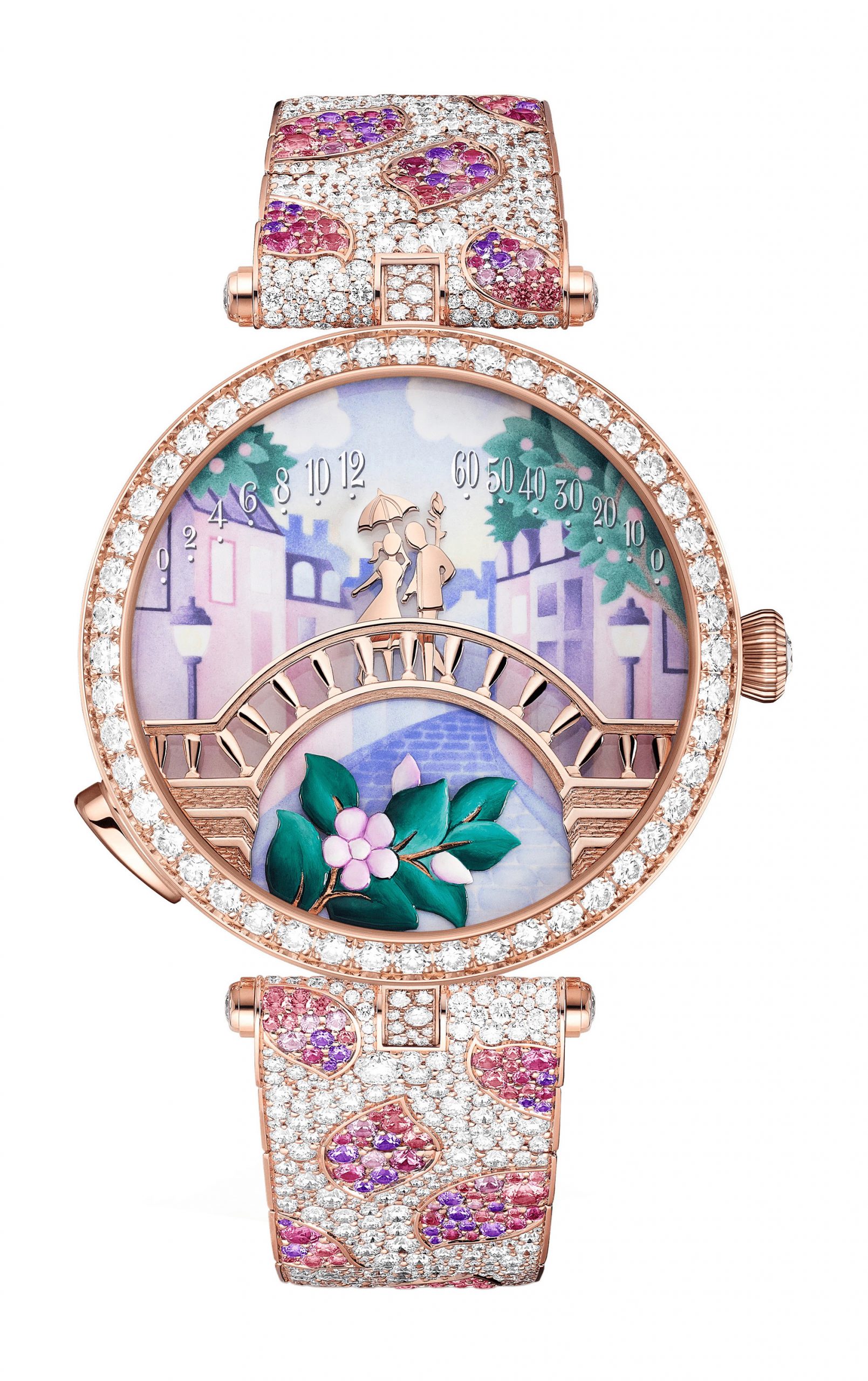 Van Cleef & Arpels Lady Arpels Pont des Amoureux Printemps Watch