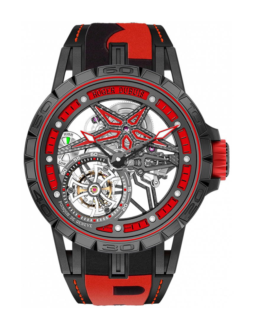 Roger Dubuis Excalibur Spider Monotourbillon Pirelli Black DLC Titanium