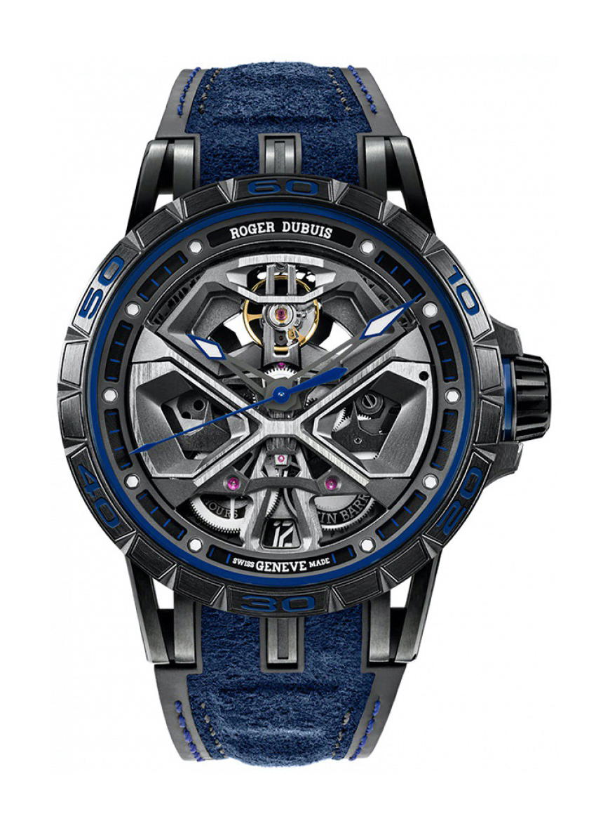 Roger Dubuis Excalibur Spider Monobalancier Huracan Black DLC Titanium